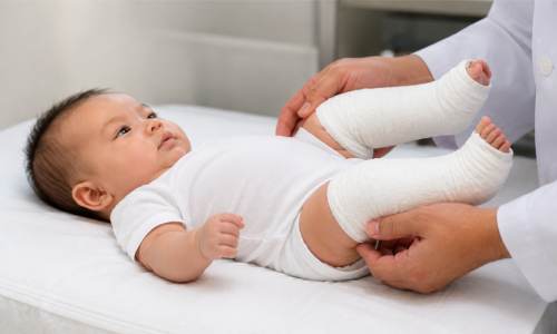 Apa yang Perlu Dipersiapkan Orang Tua Sebelum Bayi Dipasang Gips Ponseti?